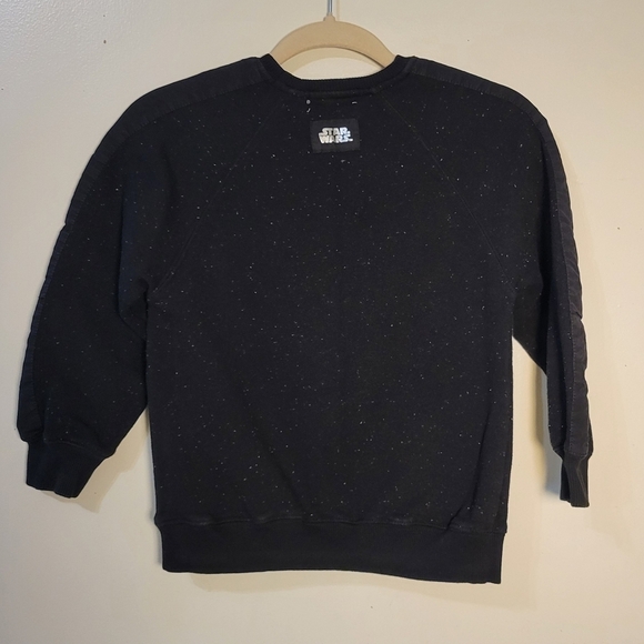 Zara: Starwars Vader Boys 8 Black Long Sleeve Hologram print Sweat Shirt - Picture 4 of 8